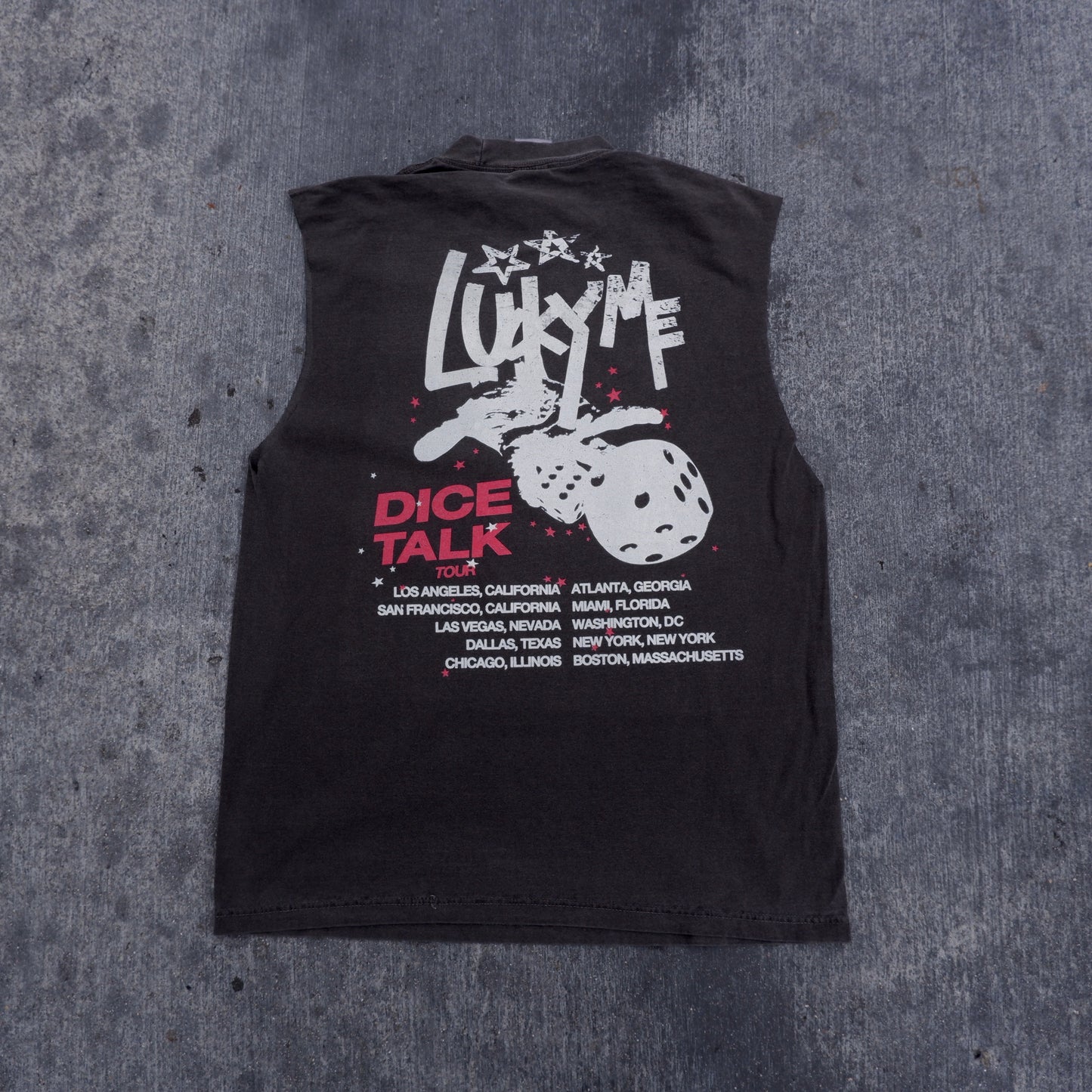 "DICE TALK TOUR" SLEEVELESS TEE