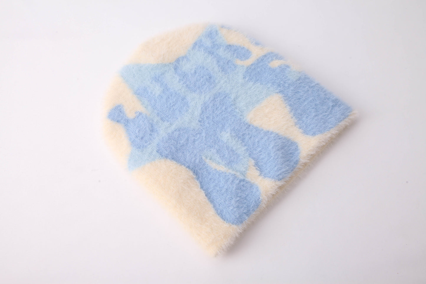 I C Blue Lucky Me Mohair Beanie