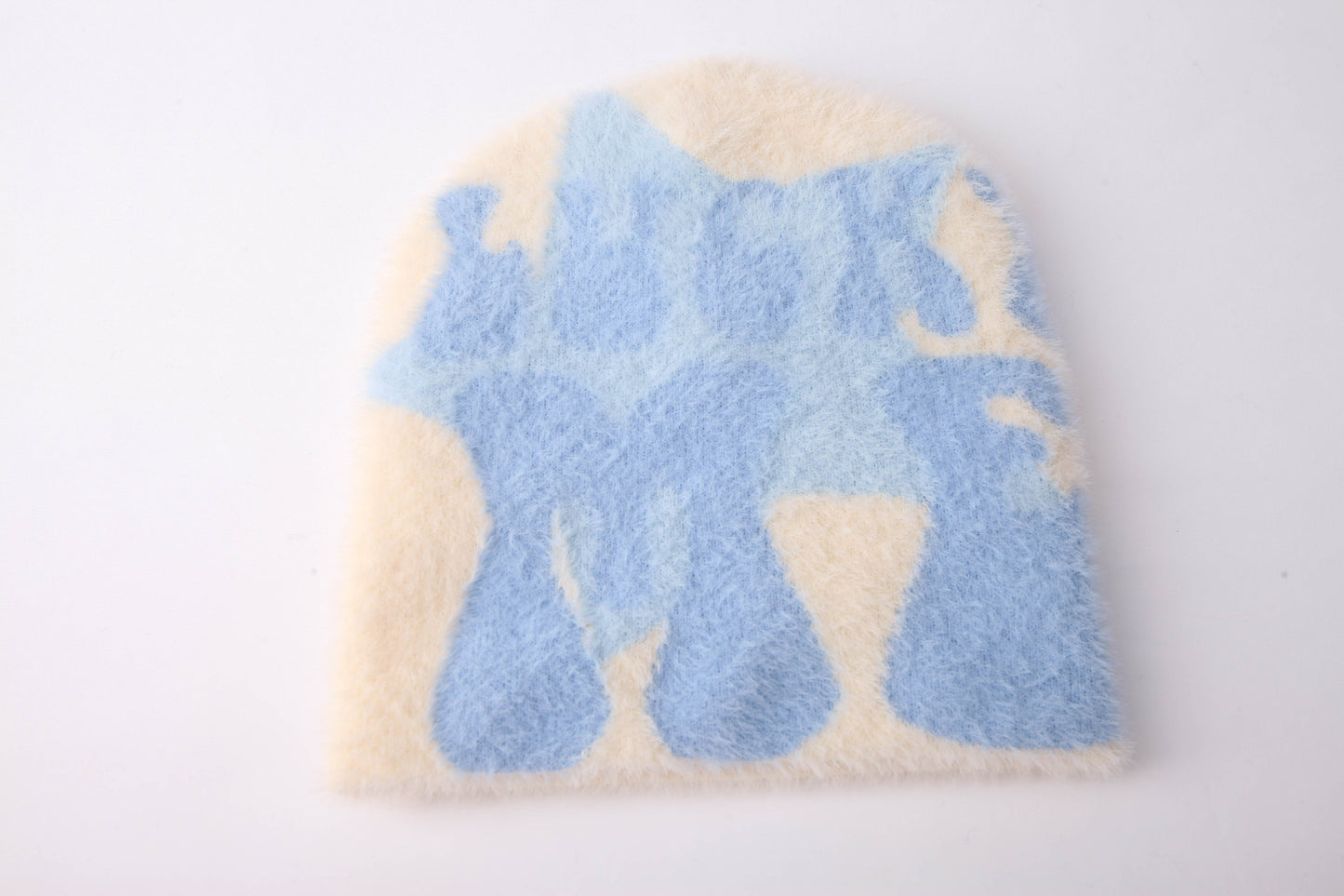 I C Blue Lucky Me Mohair Beanie